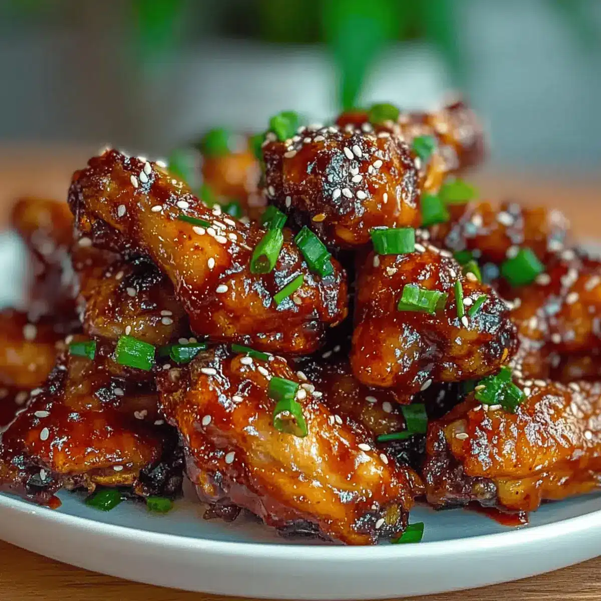 Crispy Spicy Korean Chicken Wings with Gochujang Sauce Delight 4 Spicy Korean Chicken Wings with Gochujang Sauce