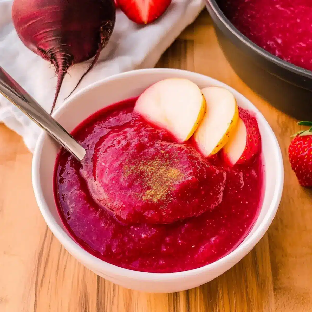 Make Sweet Memories with Strawberry Beet Instant Pot Applesauce 1 Strawberry Beet Instant Pot Applesauce fugvlr