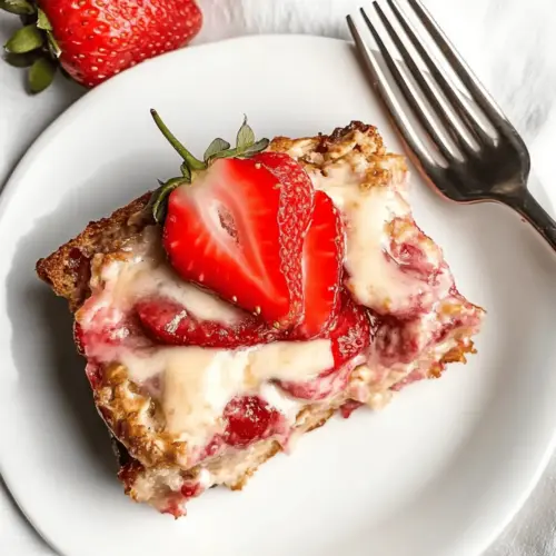 Strawberry Cheesecake Baked Oatmeal: A Wholesome Delight 8 Strawberry Cheesecake Baked Oatmeal