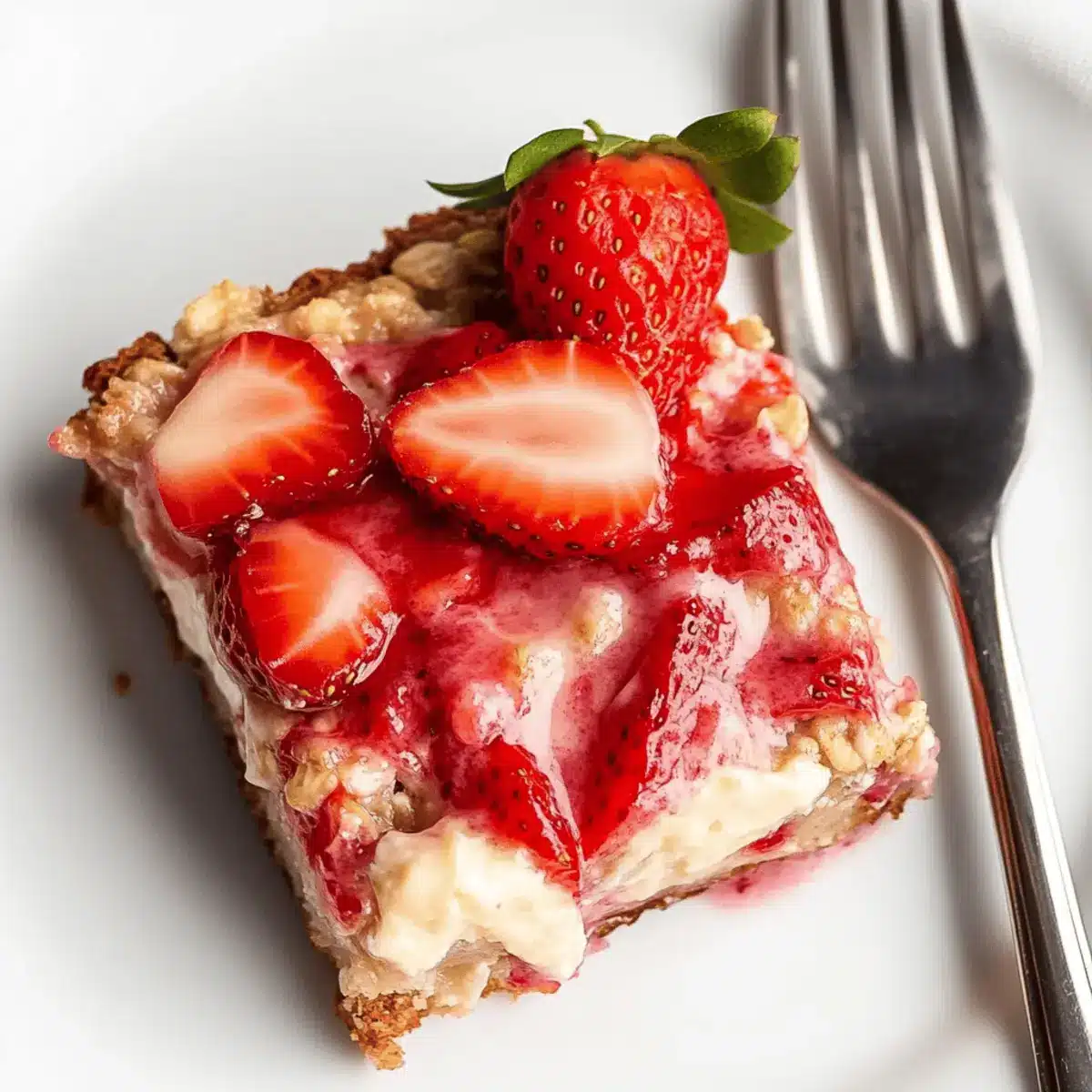Strawberry Cheesecake Baked Oatmeal cwwucd