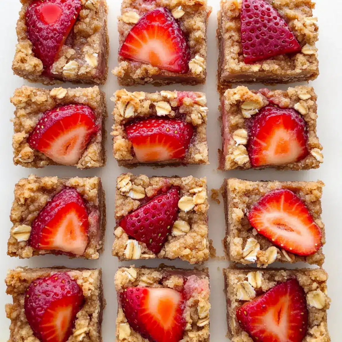 Strawberry Oatmeal Bars qthutj