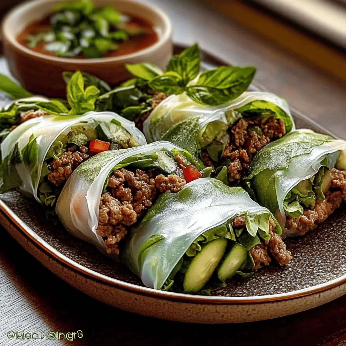 Thai Basil Beef Rolls: Fresh, Flavor-Packed & Easy to Make 1 Thai Basil Beef Rolls whnsst