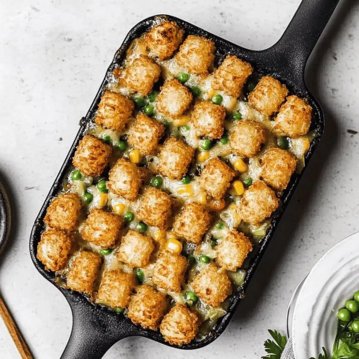 Vegetarian Tater Tot Hotdish hsttbr