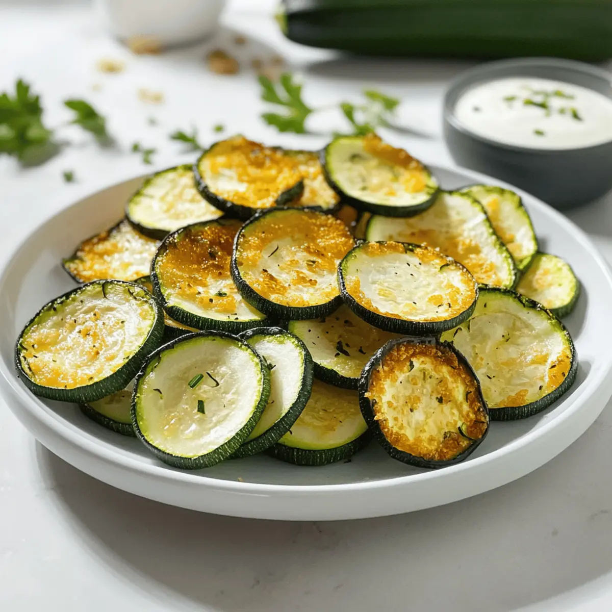 Crunchy Zucchini Chips: Healthy Snack That Heals Cravings 1 Zucchini Chips sckr3i