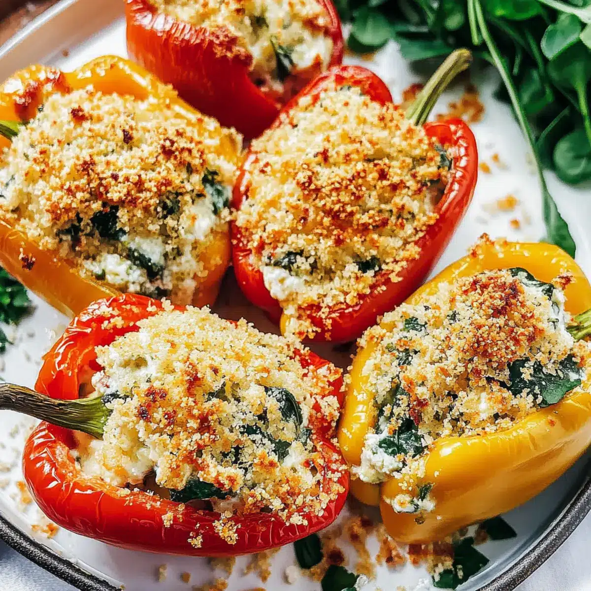 Tuscan Ricotta Stuffed Peppers for a Cozy Italian Night 4 Tuscan Ricotta Stuffed Peppers