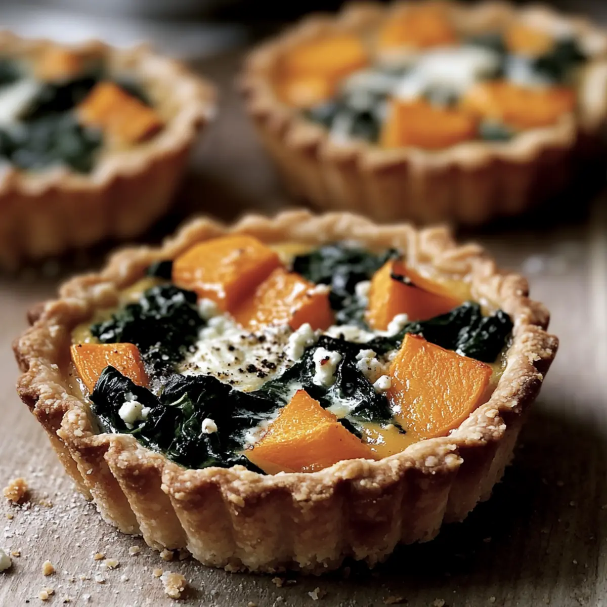 Irresistible Pumpkin, Spinach & Gorgonzola Mini Tarts You’ll Love 2 254bcc2a bd64 4973 a6b0 c43e7a8eef65bl on1s8t