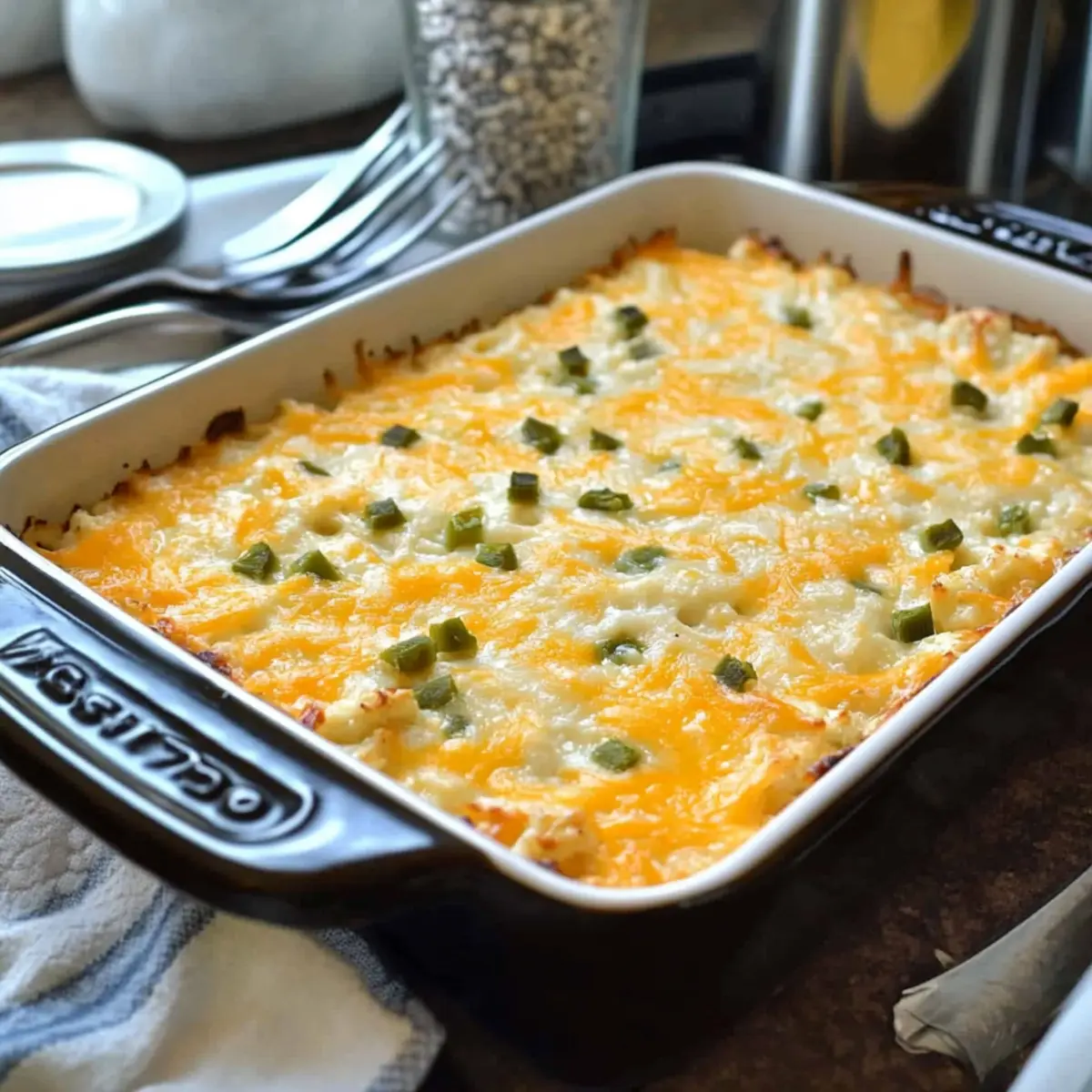 Green Chile Cauliflower Casserole