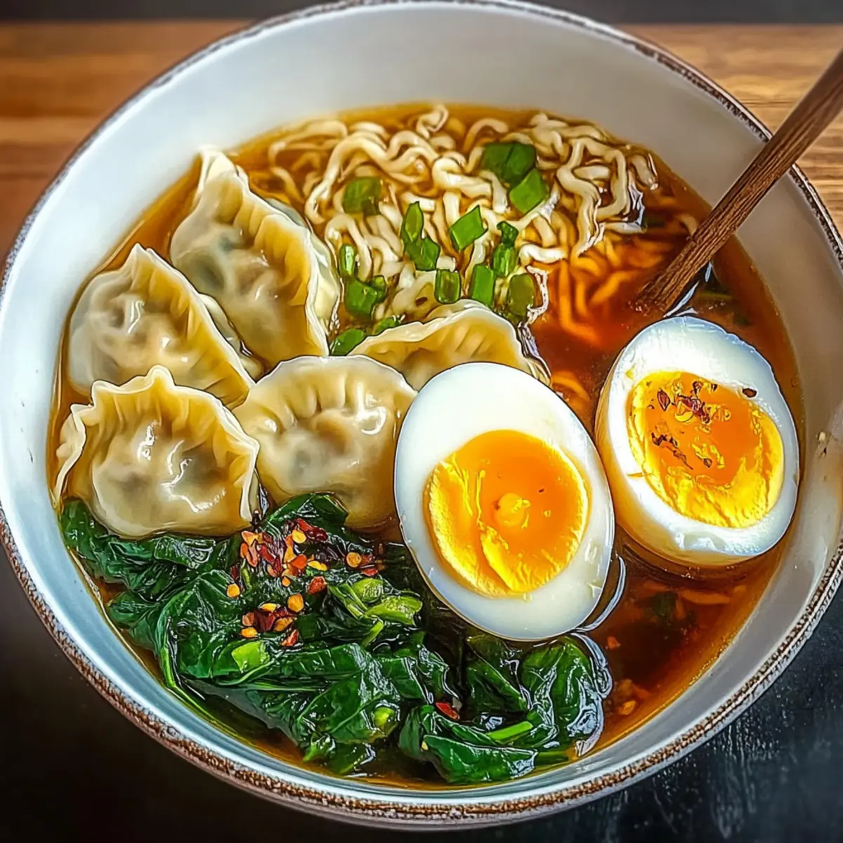 Dumpling Ramen Bowl