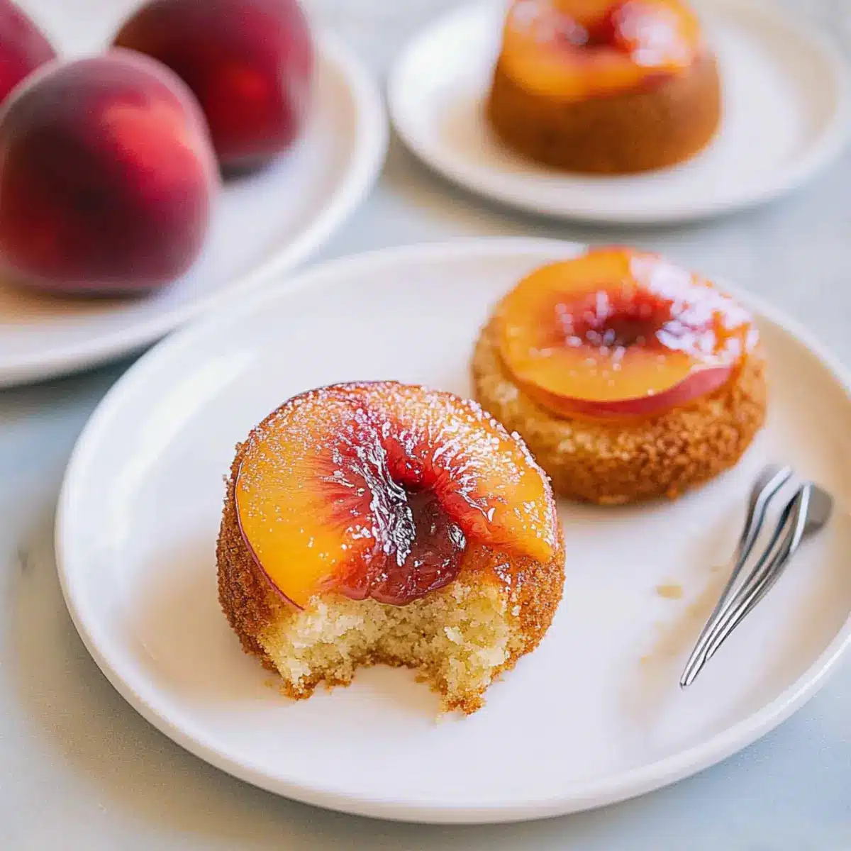 Peach Upside Down Mini Cakes That Will Make Your Day Shine 2 8bd545e7 848c 494c 921f 6fc95df290d6bl brbk2c