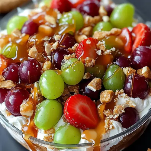 Caramel Crunch Cheesecake Fruit Salad for Irresistible Summer Joy 18 Caramel Crunch Cheesecake Fruit Salad