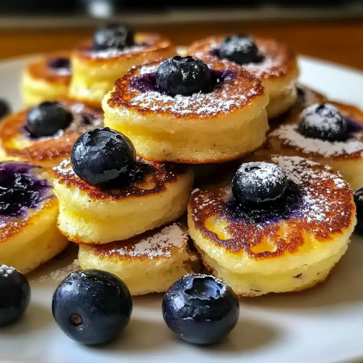 Blueberry Lemon Pancake Bites