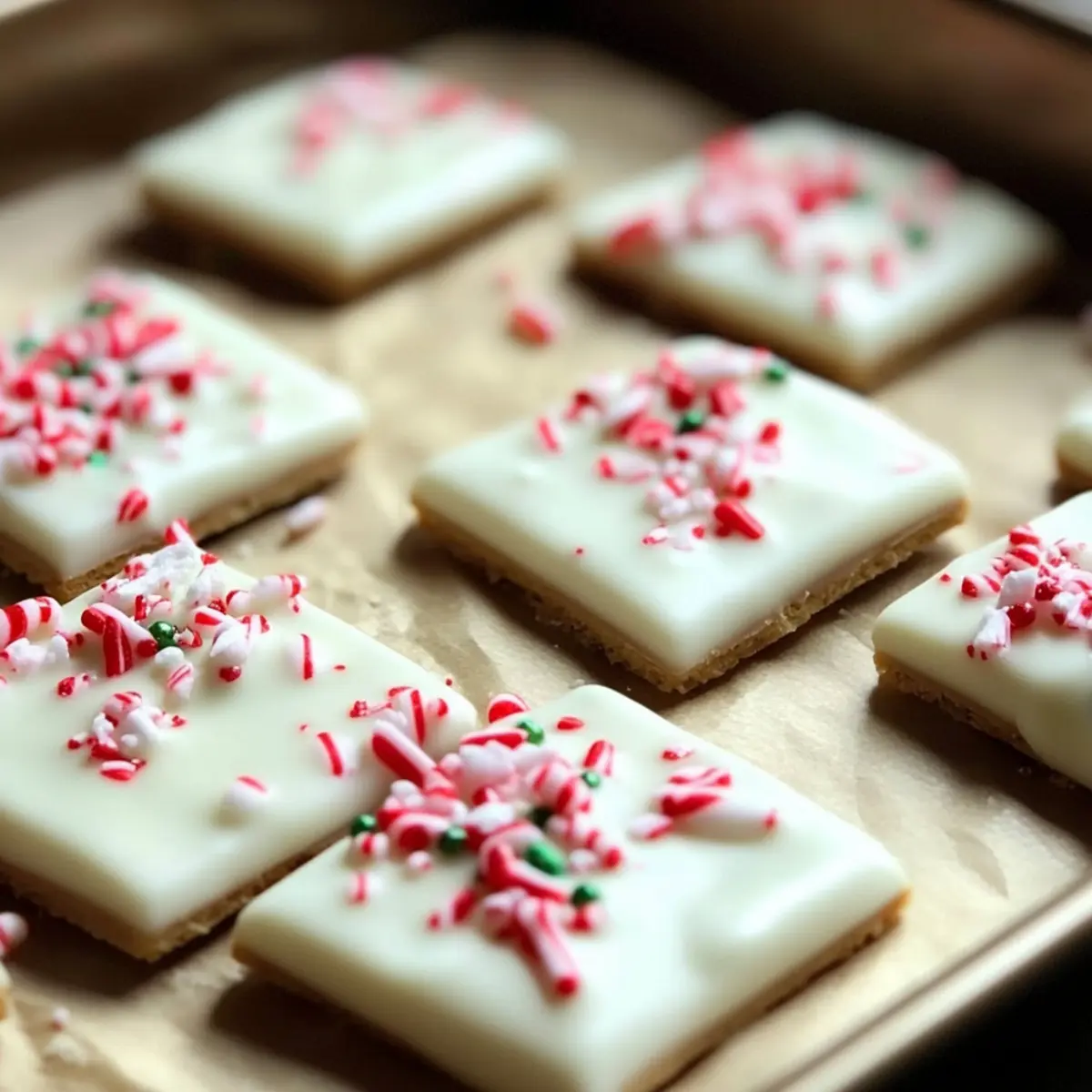 Festive Peppermint Crunch White Chocolate Graham Crackers 2 b863ec22 530f 4283 ad28