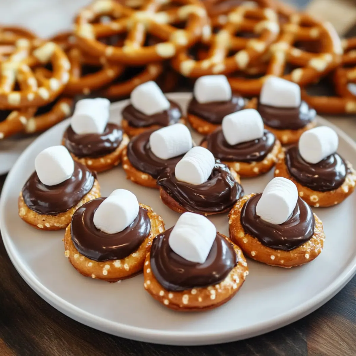 S’mores Pretzel Bites