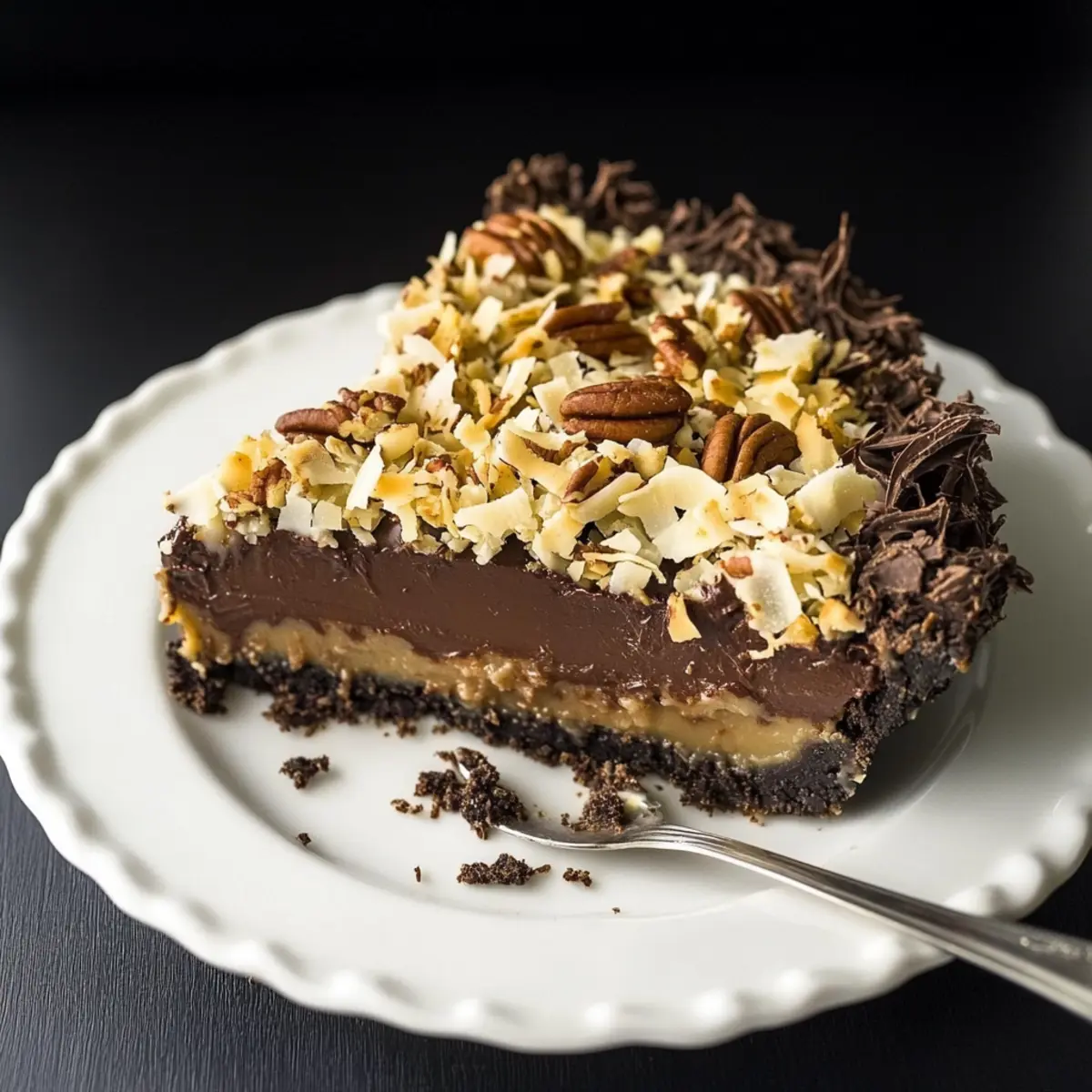 No-Bake German Chocolate Pie