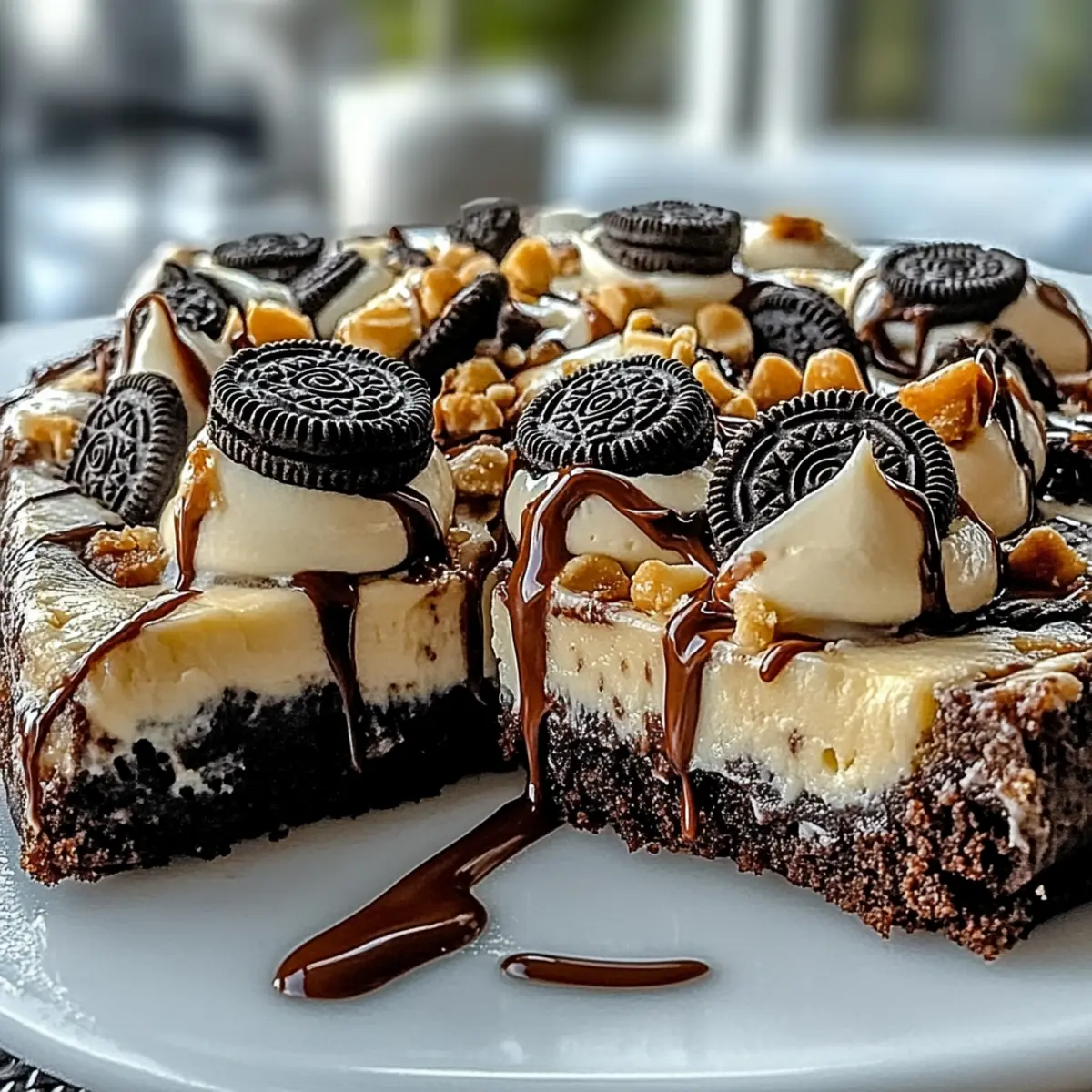 Oreo Fudge Brownie Pizza