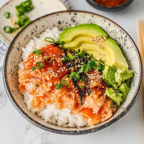Canned Tuna Sushi Bowl