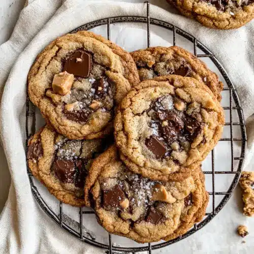 Browned Butter Toffee Chocolate Chip Cookies