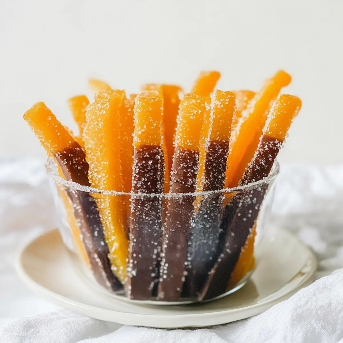 Candied Orange Peel (Chocolate Covered)