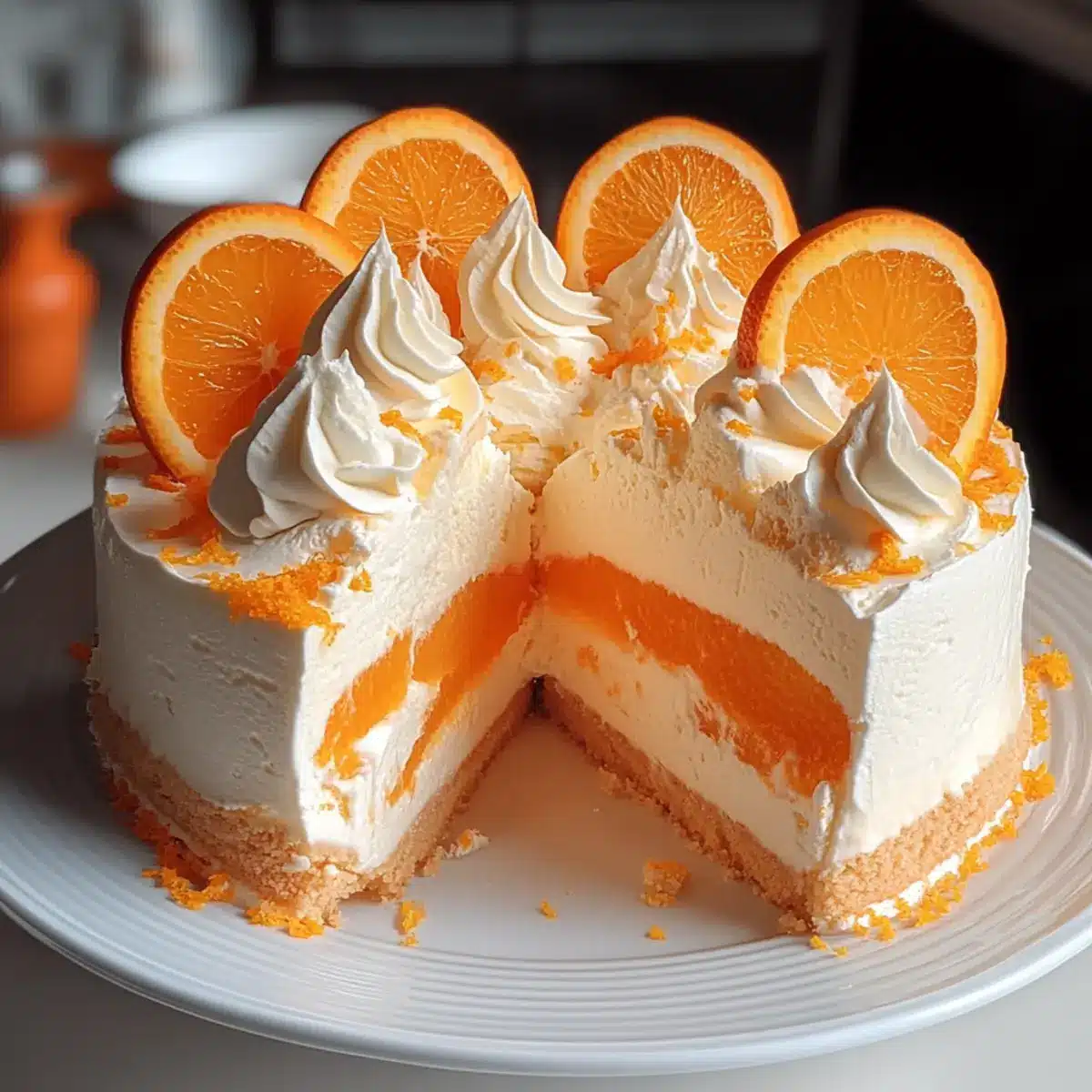 Easy No-Bake Orange Creamsicle Ice Cream Cake for Summer Joy 1 96ed5918 796d 4e64 ba38 e1e858e5ad1btr ivvuuj