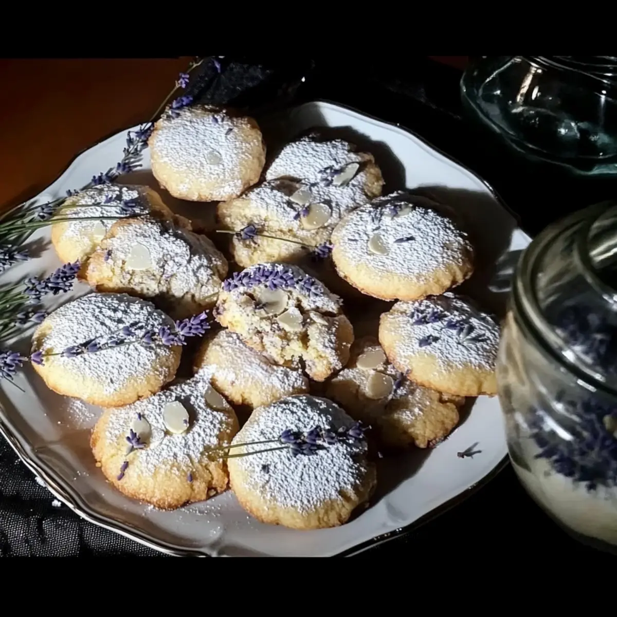 Almond Lavender Butter Cookies: A Delightful Bloom in Every Bite 4 almond lavender butter cookies