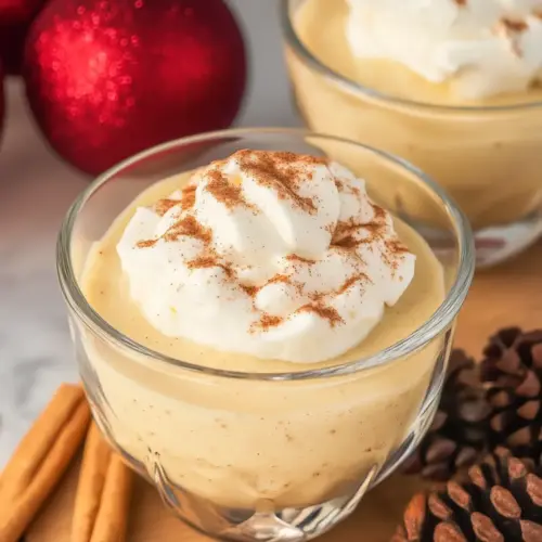 Eggnog Pudding