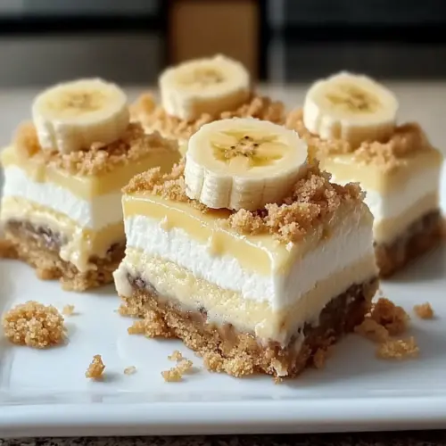 Banana Pudding Cheesecake Squares: Blissful Bite of Nostalgia 17 Banana Pudding Cheesecake Squares