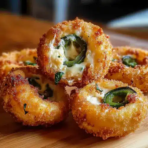 Jalapeño Popper Stuffed Onion Rings