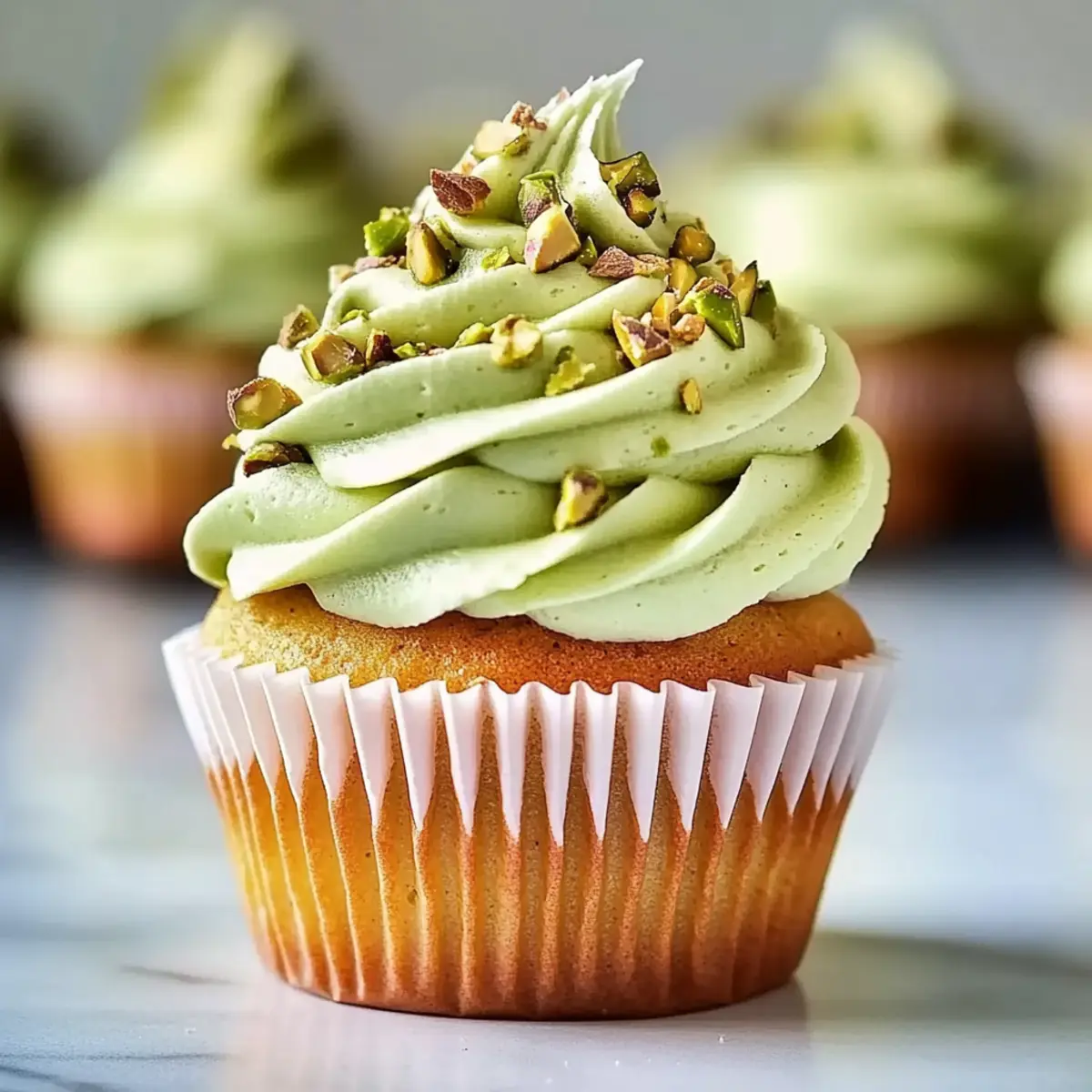 Pistachio Cupcakes