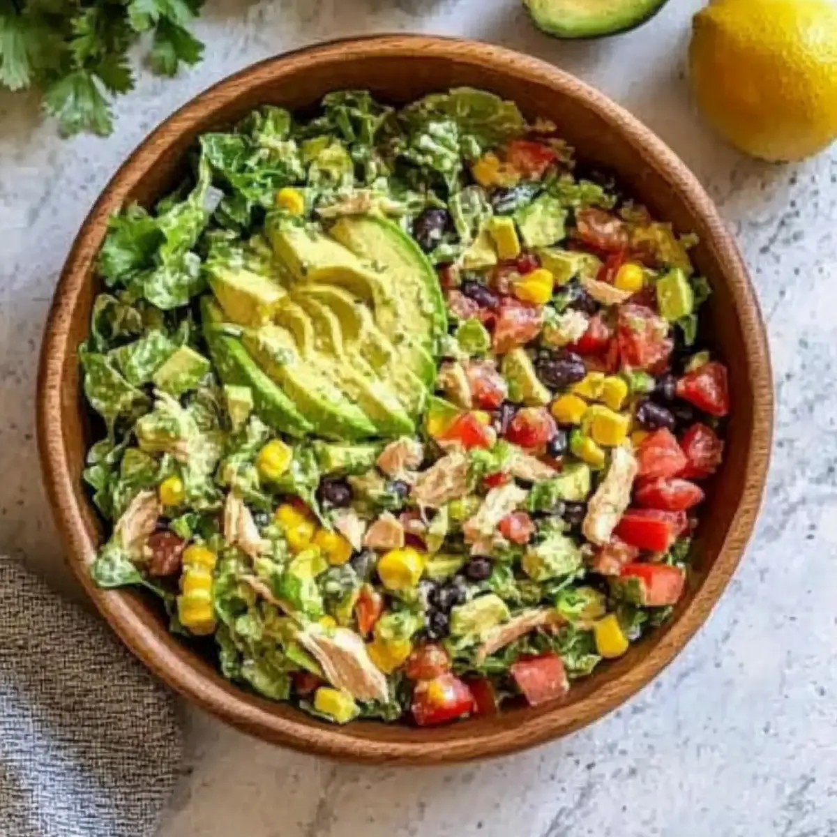 High Protein Southwest Chicken Salad for Fresh Meal Prep Fun 4 High Protein Southwest Chicken Salad