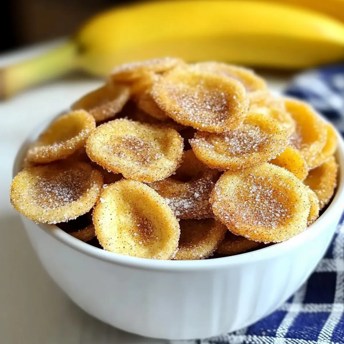 Crispy Cinnamon-Sugar Air Fryer Banana Chips You’ll Love 4 Cinnamon-Sugar Air Fryer Banana Chips