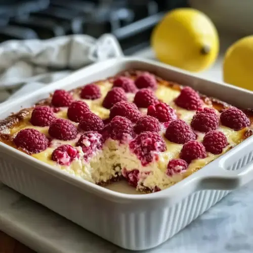 Lemon Raspberry Cottage Cheese