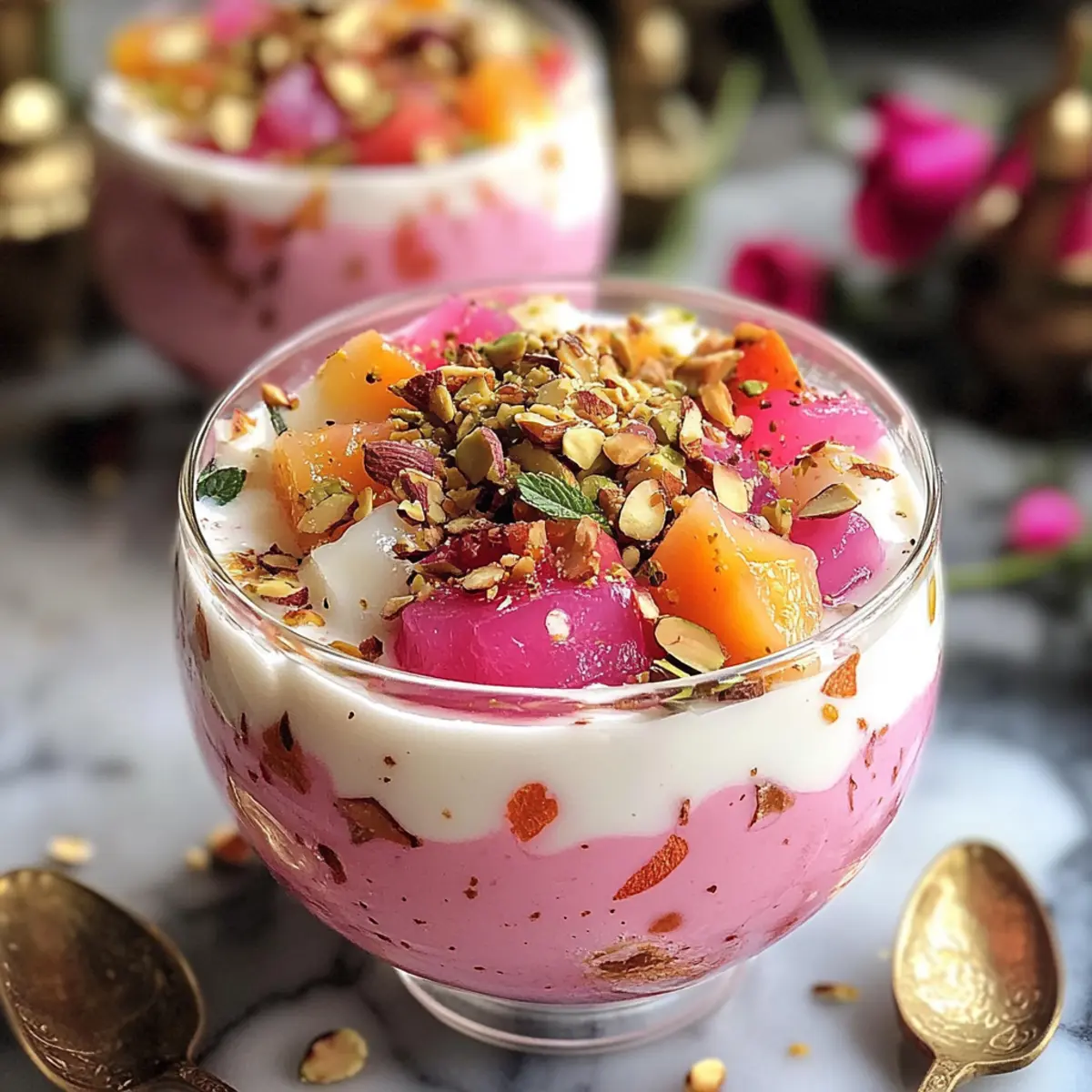 Indulge in Rose Rasmalai Falooda: A Festive Dessert Dream 4 Rose Rasmalai Falooda