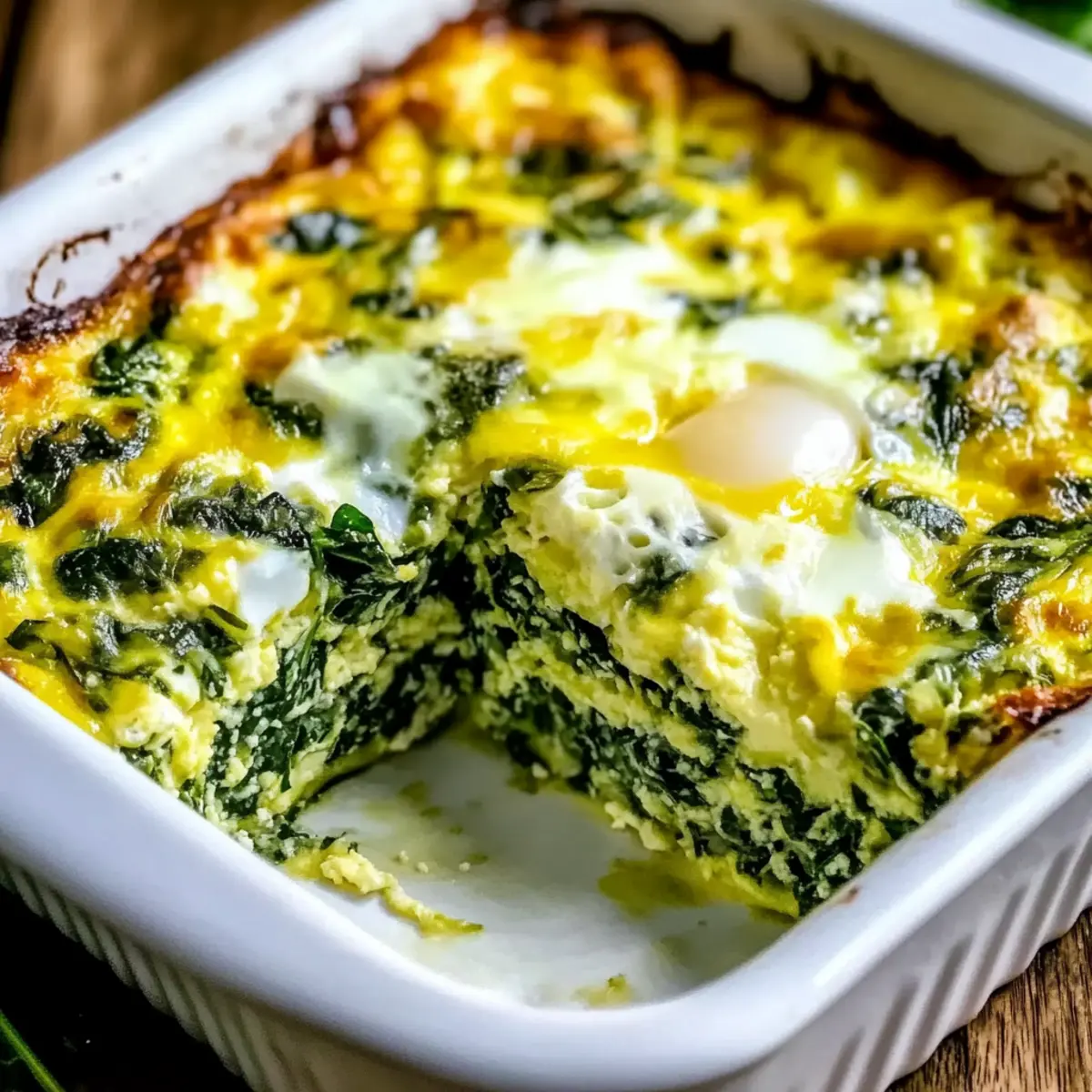 Spinach Egg Casserole
