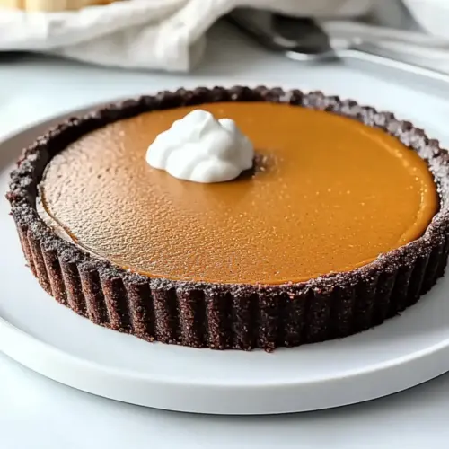 Decadent Dark Chocolate Pumpkin Tart for Cozy Fall Nights 18 Dark Chocolate Pumpkin Tart