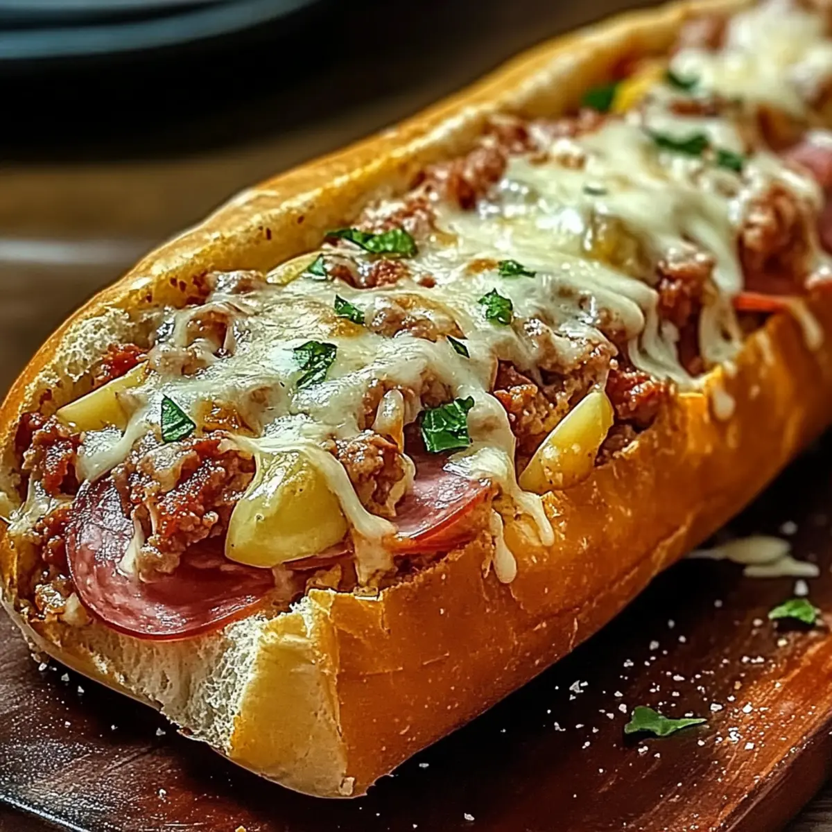 Baked Italian Sub Sandwich