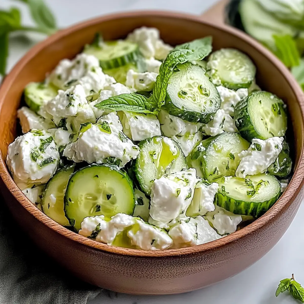 Cottage Cheese and Cucumber Salad