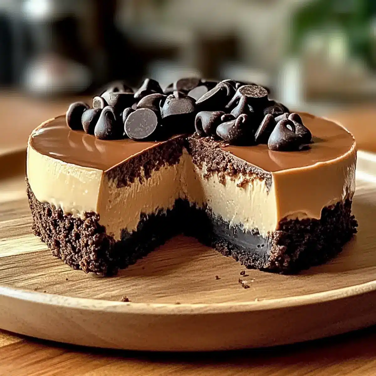 Decadent Coffee Brownie Cheesecake