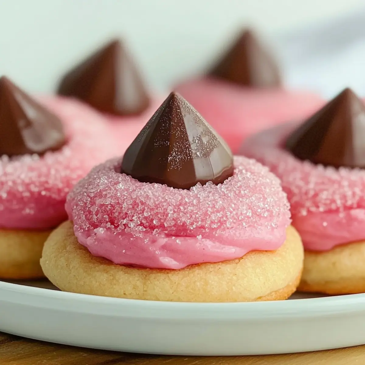 Strawberry Kiss Cookies