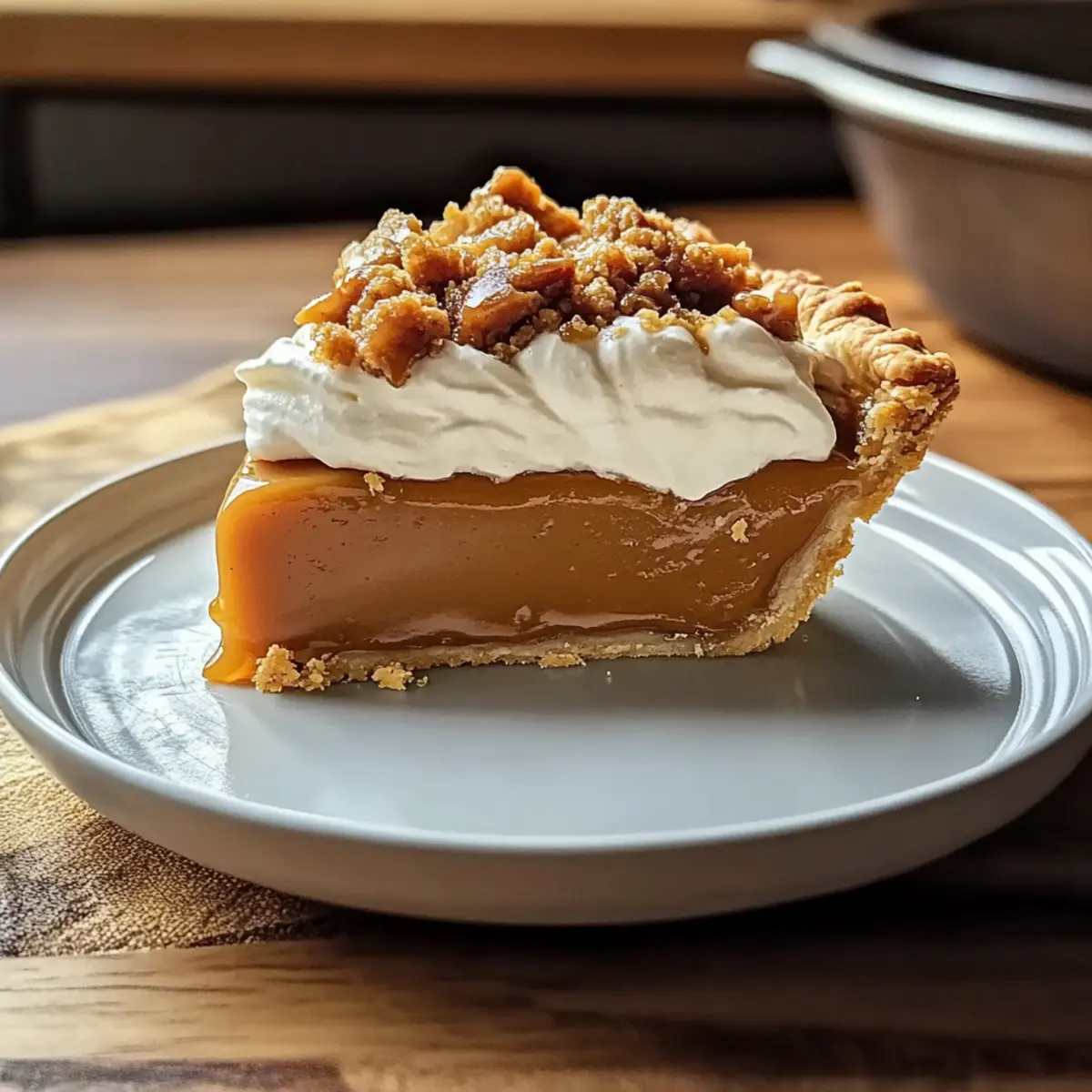 Pumpkin Caramel Pie