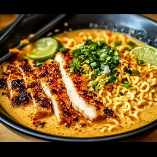 Spicy Fiery Chicken Ramen: Creamy Comfort in Every Bite 4 Fiery Chicken Ramen