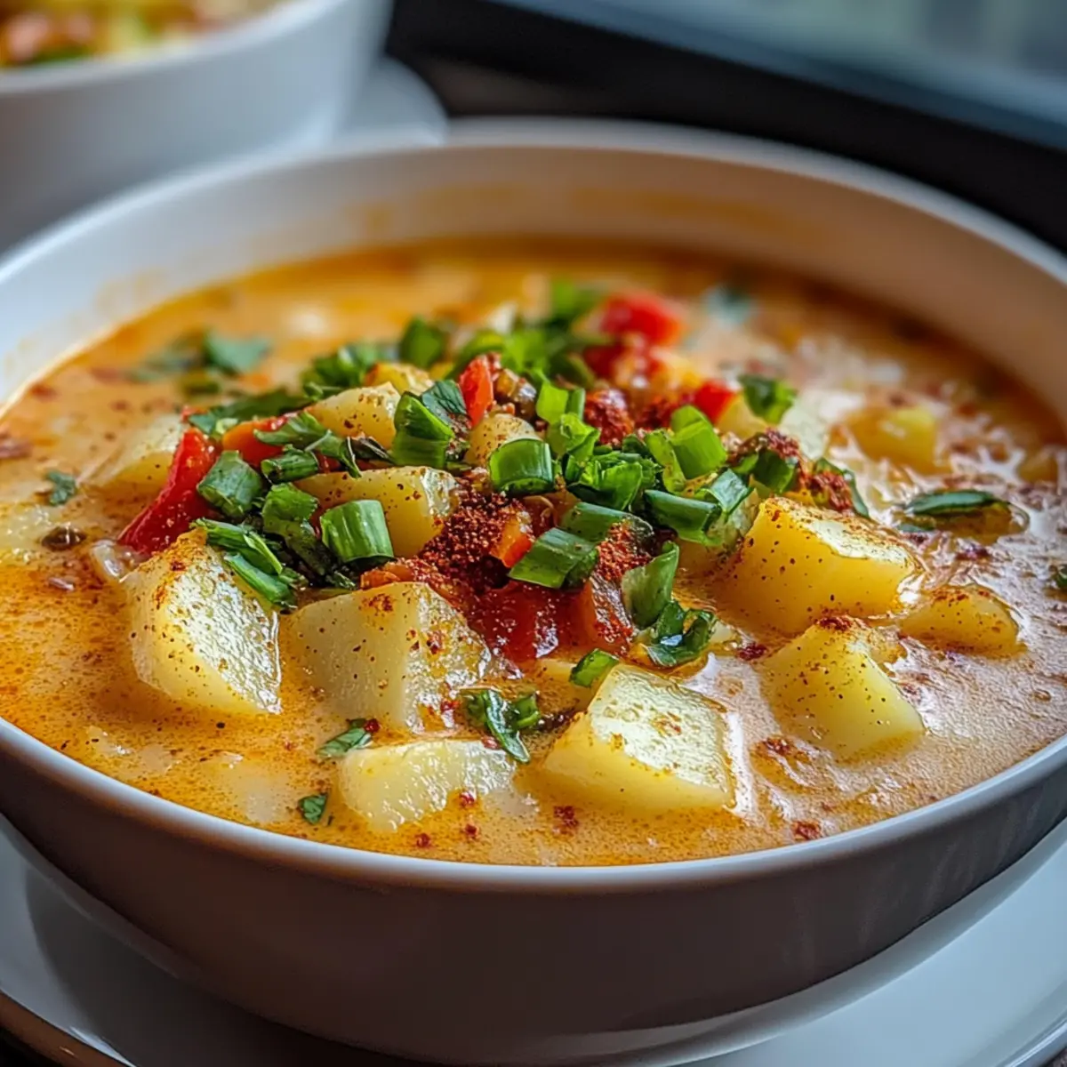 Spicy Cajun Potato Soup