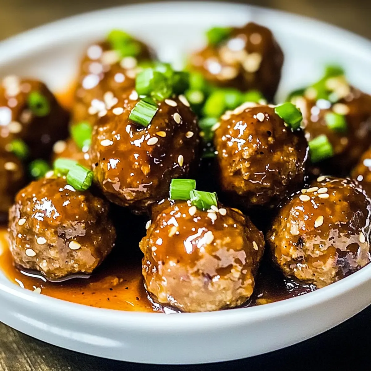 Korean BBQ Meatballs