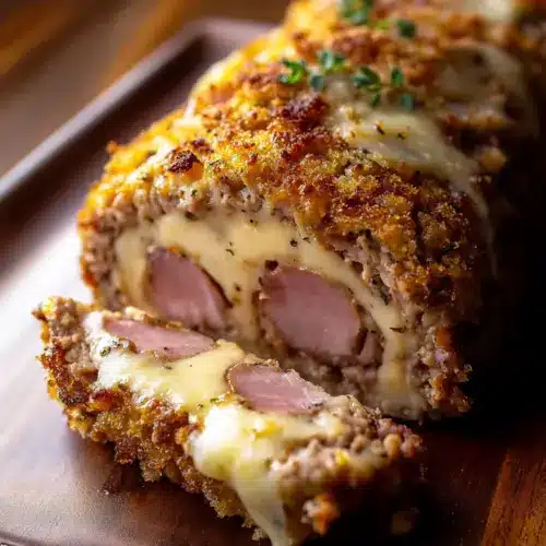 Chicken Cordon Bleu Meatloaf