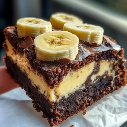 Banana Pudding Brownies