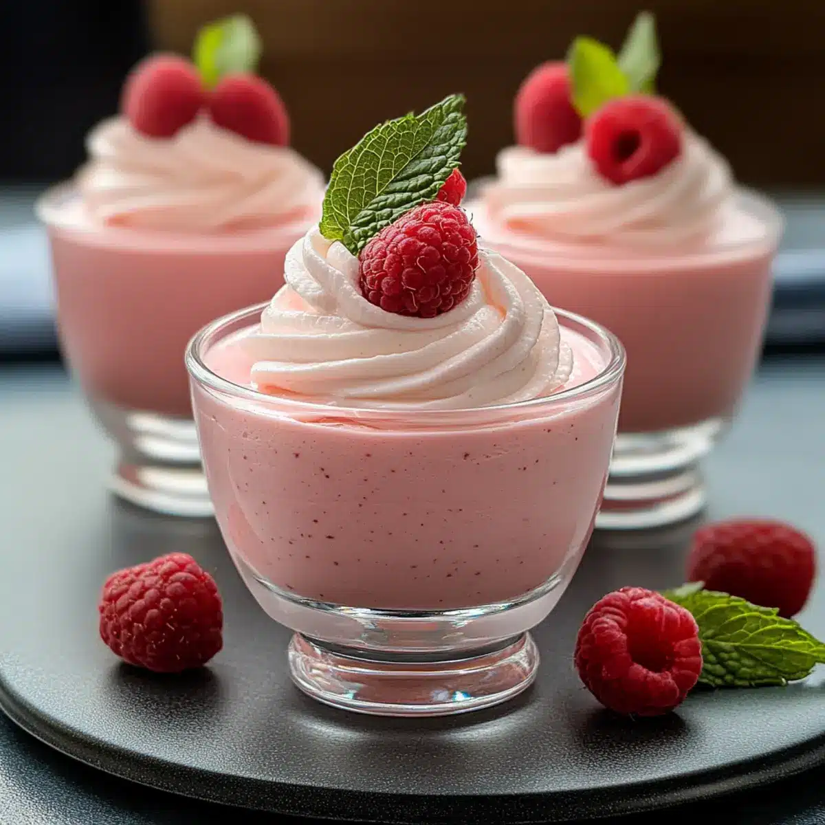 Fresh Raspberry Cloud Mousse