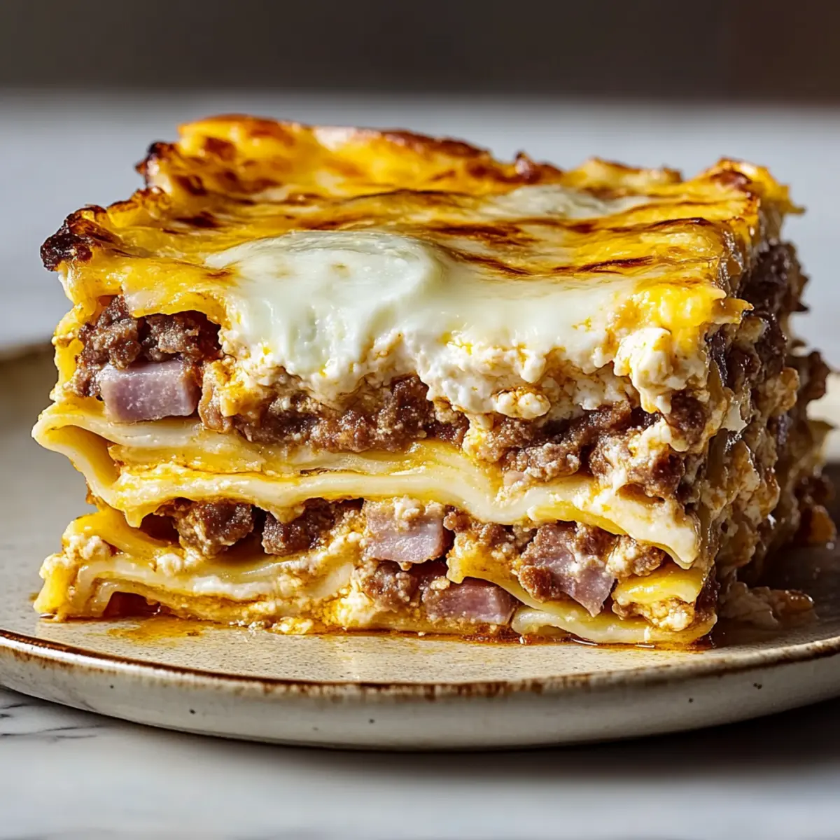 Savory Breakfast Lasagna