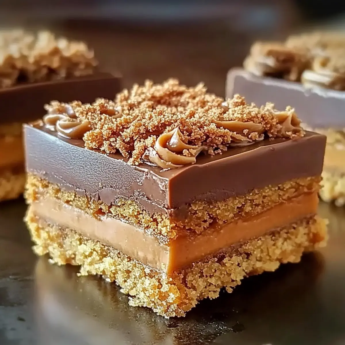 Biscoff Millionaire’s Traybake