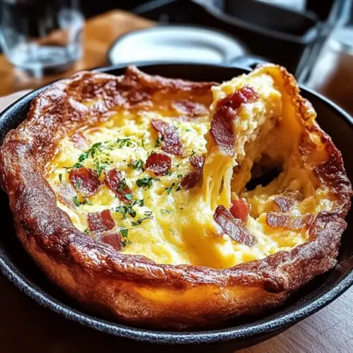 Savory Cheddar & Bacon Dutch Baby