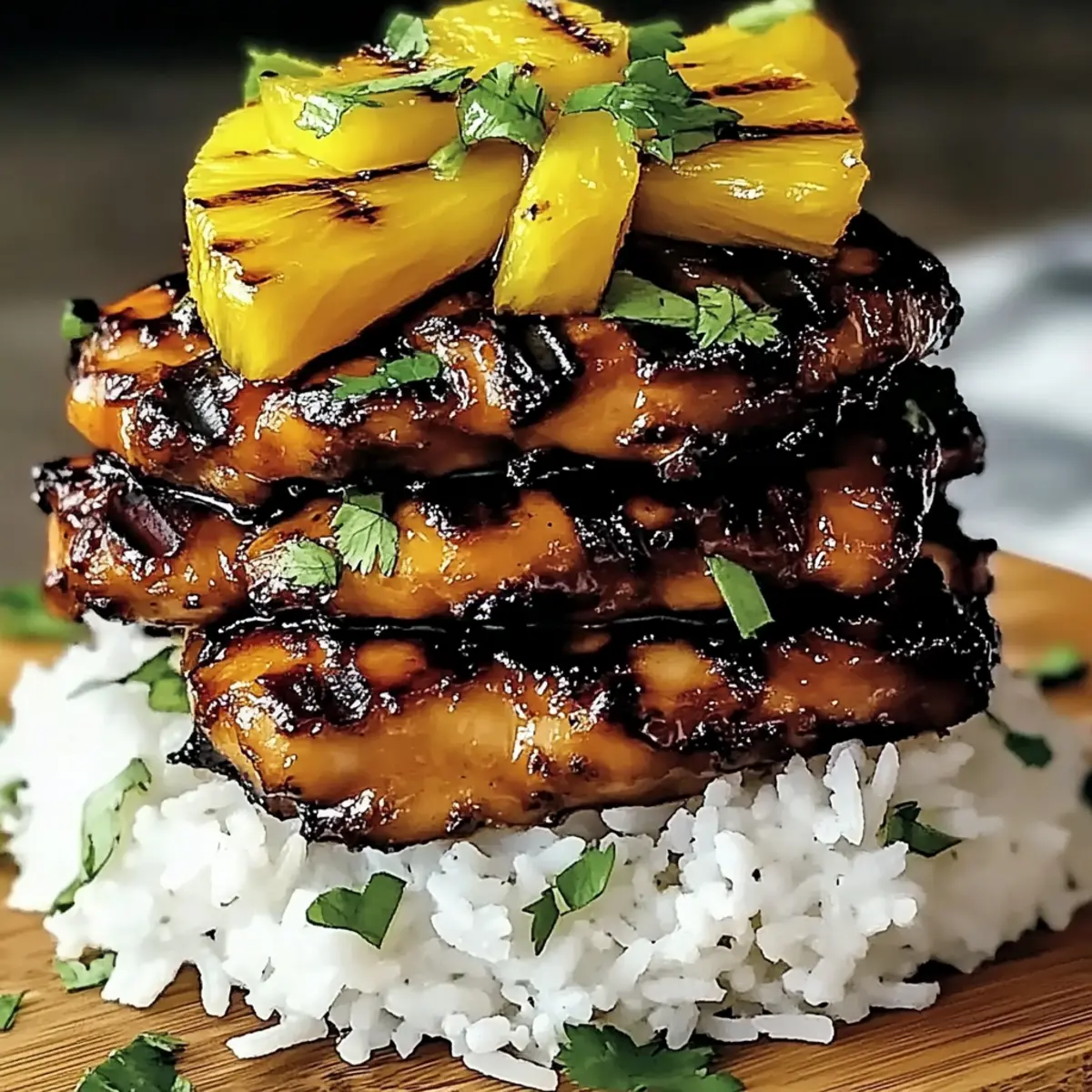 Savory Hawaiian Huli Huli Chicken Stack for Tropical Joy 4 Savory Hawaiian Huli Huli Chicken Stack