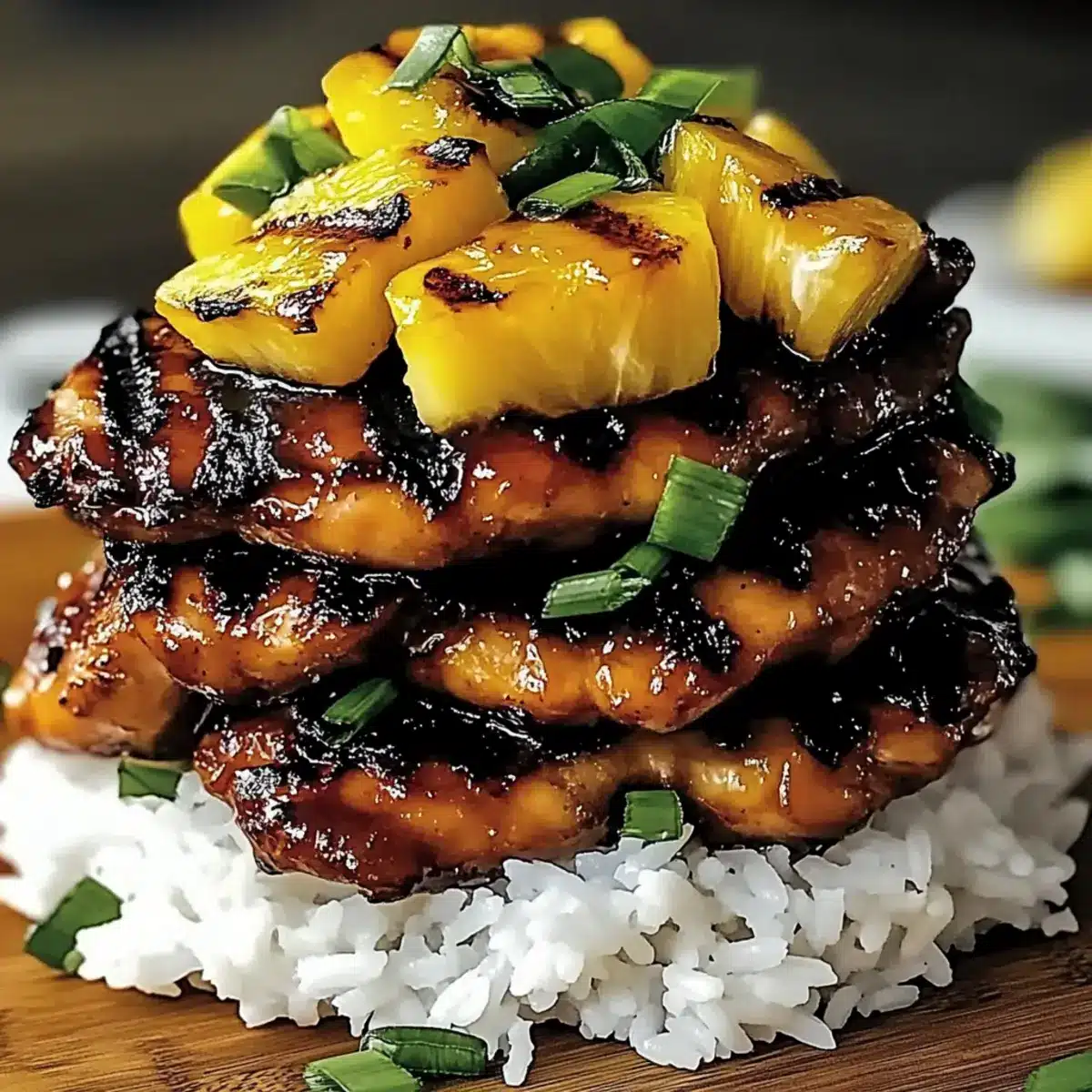 Savory Hawaiian Huli Huli Chicken Stack for Tropical Joy 3 81573d57 de38 4a8b bb1a